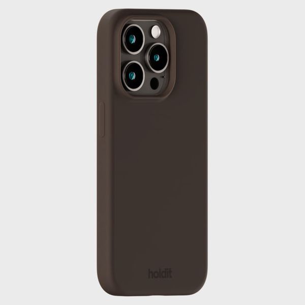 Holdit Silicone Case für das Apple iPhone 15 Pro Max - Chocolate