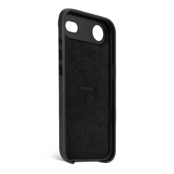 Decoded Leather Backcover MagSafe Apple iPhone Air - Schwarz