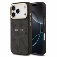 Guess Classic 4G Logo Backcover MagSafe Apple iPhone 17 Pro - Schwarz