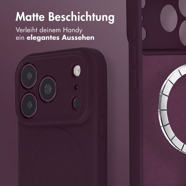 imoshion Color Back Cover mit MagSafe Apple iPhone 18 Pro / 17 Pro - Bordeaux