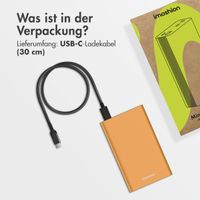 imoshion Ultra Series Aluminium | Powerbank 20.000 mAh - Schnellladen bis 33W - Gold