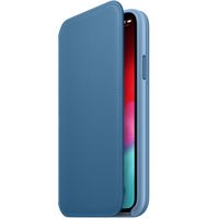 Apple Leather Folio Klapphülle Blau für das Apple iPhone Xs / X