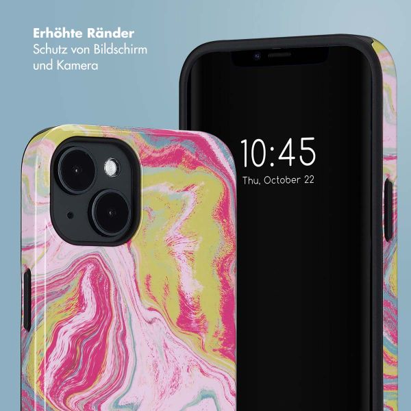 Selencia Vivid Rückabdeckung mit MagSafe Apple iPhone 14 - Marble Pink