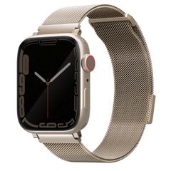 Uniq Dante Mesh-Stahlarmband für das  Apple Watch Series 1 t/m 9 / SE (38/40/41 mm) | Series 10 / 11 (42 mm) - Starlight