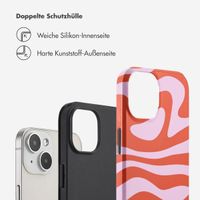 Selencia Vivid Back Cover Apple iPhone 14 - Dream Swirl Pink