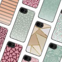 imoshion Design Hülle Apple iPhone 16e - Smoke Green Flowers