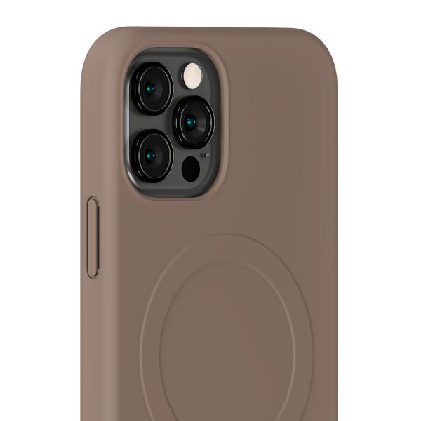 Holdit Soft MagSafe Case Apple iPhone 12 (Pro) - Mocha Brown