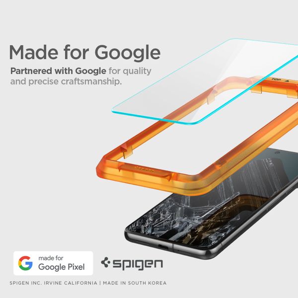 Spigen GLAStR Fit Displayschutzfolie 2er-Pack + Applicator Google Pixel 8 Pro