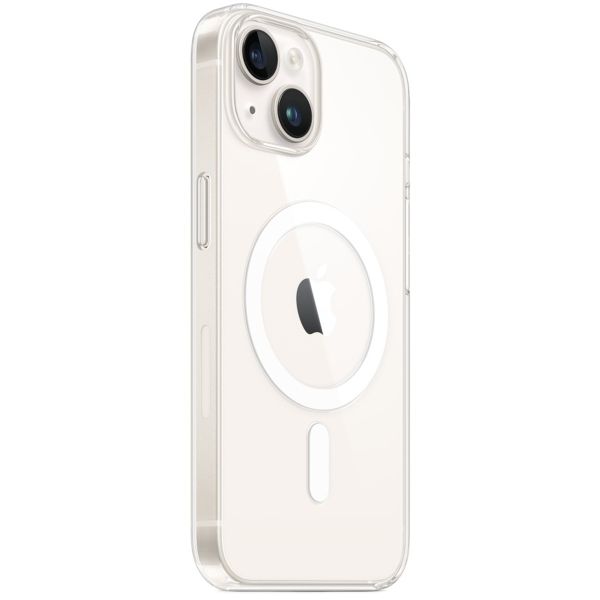Apple Clearcase für das Apple iPhone 14 + Apple MagSafe kabelloses Ladegerät 25 W - 1 Meter