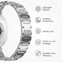 Selencia Chain Armband -   Universelle 18 mm Anschluss - Silber