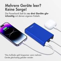 imoshion Ultra Series Aluminium | Powerbank 20.000 mAh - Schnellladen bis 33W - Cobalt Blue