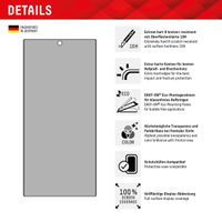 Displex Displayschutz aus gehärtetem Glas Privacy für das Samsung Galaxy S24 Ultra