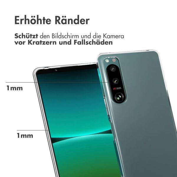 Accezz Clear TPU Backcover Sony Xperia 5 IV - Transparent