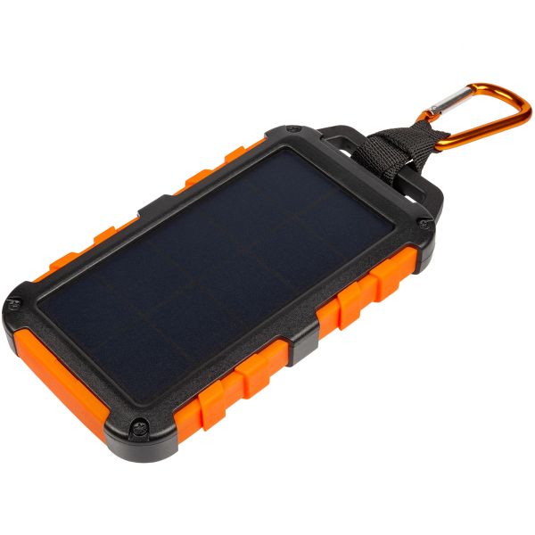 Xtorm ﻿Xtreme Series - Solarladegerät Powerbank 10.000 mAh - Schwarz/Orange