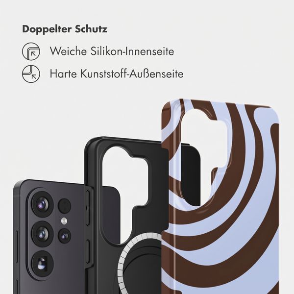 Selencia Vivid Rückabdeckung mit MagSafe Samsung Galaxy S26 Ultra - Dream Swirl Chocolate