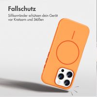 imoshion Color Backcover mit Thin MagSafe Ring Apple iPhone 16 Pro - Orange