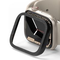 Ringke Bezel Styling für die Apple Watch Series 7 / 8 / 9 - 45 mm - Hairline Plain Black