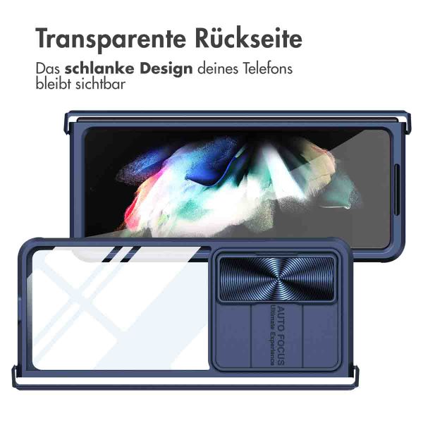 imoshion Back Cover mit Kameraschieber Samsung Galaxy Z Fold 4 - Dunkelblau