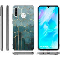 imoshion Design Hülle Huawei P30 Lite - Muster - Grün