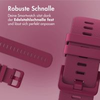 imoshion Sport-Silikonarmband mit Schnalle - Universelle 20 mm Anschluss - Magenta