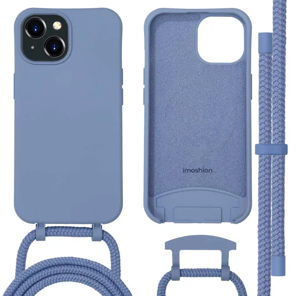 imoshion Color Backcover mit abtrennbarem Band MagSafe für das iPhone 15 - Ash Blue