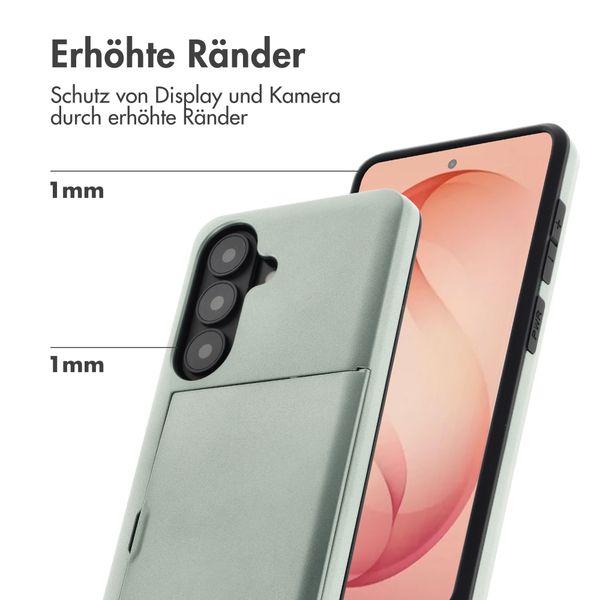 imoshion Backcover mit Kartenfach Samsung Galaxy S26 Plus - Grün