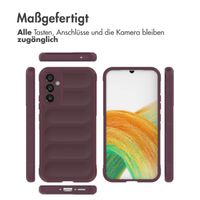 imoshion EasyGrip Back Cover für das Samsung Galaxy A34 (5G) - Aubergine