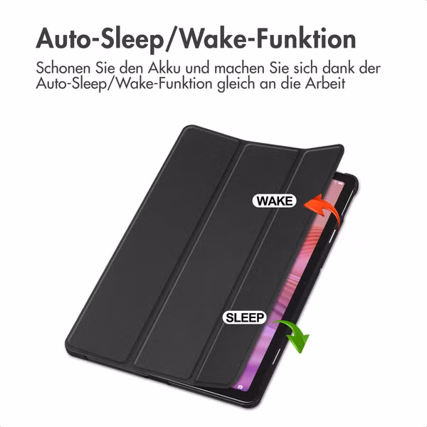 imoshion Trifold Klapphülle Lenovo Tab (2025) - Schwarz