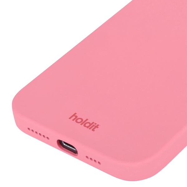 Holdit Silicone Case für das iPhone 15 Pro Max Rouge - Pink