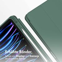 Accezz Smarte Klapphülle aus Silikon Apple iPad Air 13 Zoll (2025) M3 / (2024) M2 - Dunkelgrün