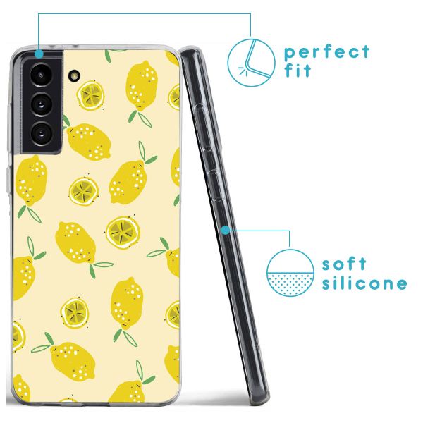 imoshion Design Hülle für das Samsung Galaxy S21 FE - Lemons