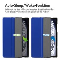 imoshion Trifold Klapphülle Samsung Galaxy Tab A9 Plus - Cobalt Blue