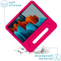 imoshion Schutzhülle mit Handgriff kindersicher für Samsung Galaxy Tab S8 / S7 - Rosa