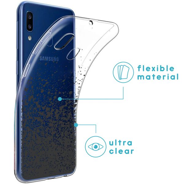 imoshion Design Hülle Samsung Galaxy A20e - Spritzer - Schwarz