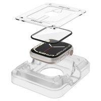 Spigen Pro Flex EZ Fit Displayschutzfolie mit Applikator für die Apple Watch Apple Watch Series 7/8/9 - 41 mm - Transparent