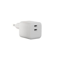 Zens Kompaktes Ladegerät 2x USB-C 45W - Netzteil - Weiß