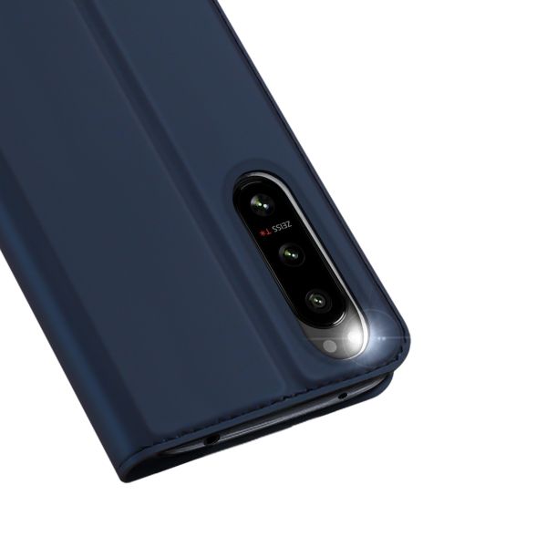 Dux Ducis Slim TPU Klapphülle für das Sony Xperia 5 IV - Dunkelblau