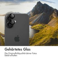 imoshion 2er-Pack Objektivschutz für Kamera für das Apple iPhone 17 / 16 / 16 Plus - Schwarz