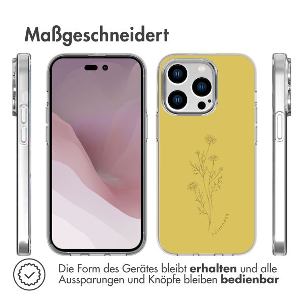 imoshion Design Hülle iPhone 14 Pro - Floral Lime