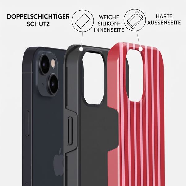 Burga Tough Back Cover MagSafe Apple iPhone 14 - Strawberry Jam