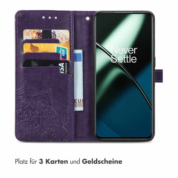 imoshion Mandala Klapphülle für das OnePlus 11 - Violett