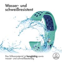 imoshion Silikonband Sport - 18-mm-Universalanschluss - Türkis / Blau