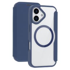 Transparente Bookcase mit MagSafe Apple iPhone 17 - Blau