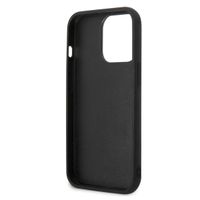 Karl Lagerfeld Karl & Choupette 3D Rubber Hardcase Backcover für das iPhone 14 Pro - Schwarz