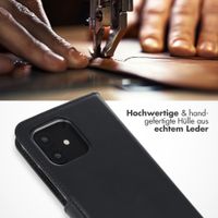 Selencia Echtleder Klapphülle Fairphone 6 - Schwarz