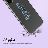 Personalisierte Hülle mit Namen iPhone 16 - Transparent