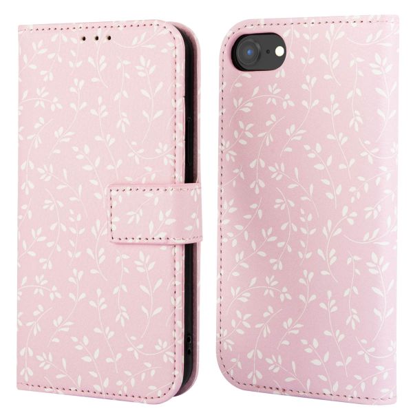 imoshion Design Klapphülle iPhone SE (2022 / 2020) / 8 / 7 / 6(s) - Pink Bazaar Flowers