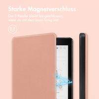 imoshion Slim Hard Case Klapphülle Kobo Aura One - Rosé gold
