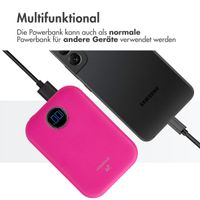 imoshion MagSafe Powerbank - 10.000 mAh - Kabellose Powerbank - Hot Pink