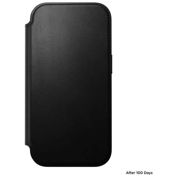 Nomad Modern Leather Folio Klapphülle Apple iPhone 18 Pro Max - Black